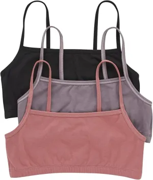 Hanes Women's Cotton String Bralette (3 Pack)
