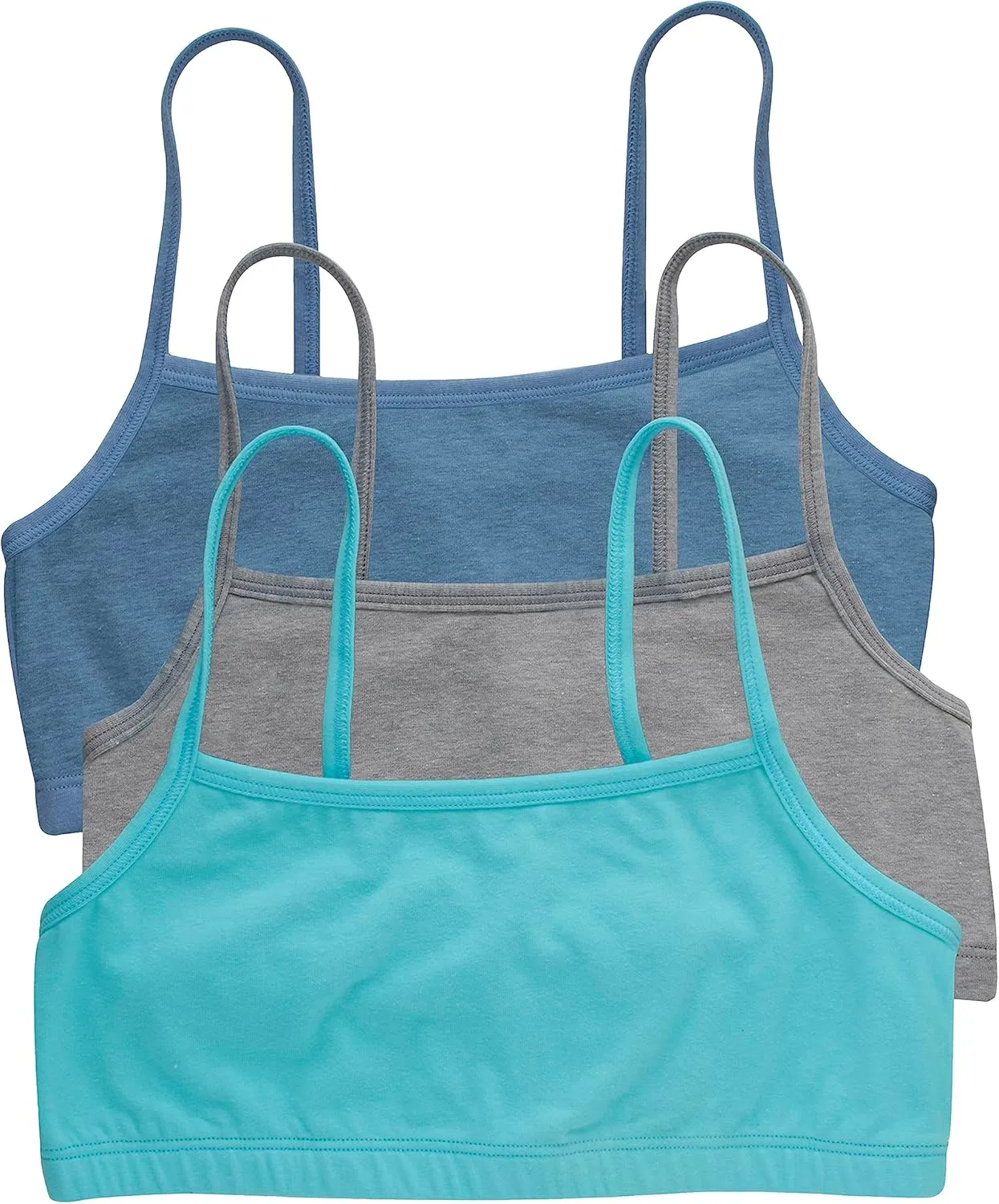 Hanes Women's Cotton String Bralette (3 Pack)