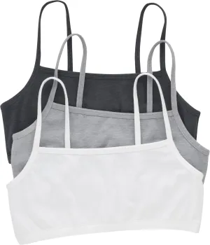 Hanes Women's Cotton String Bralette (3 Pack)