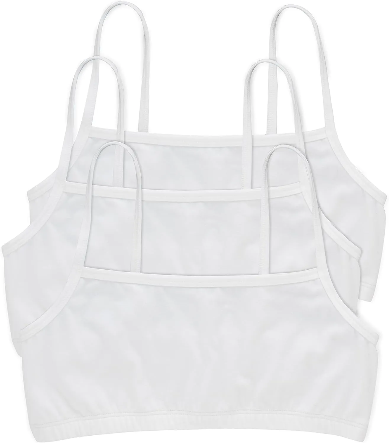 Hanes Women's Cotton String Bralette (3 Pack)