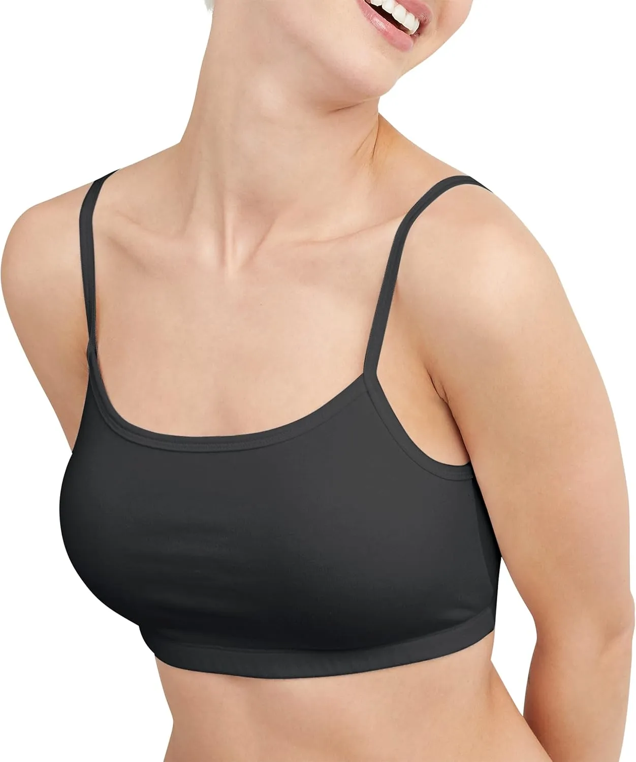 Hanes Women's Cotton String Bralette (3 Pack)