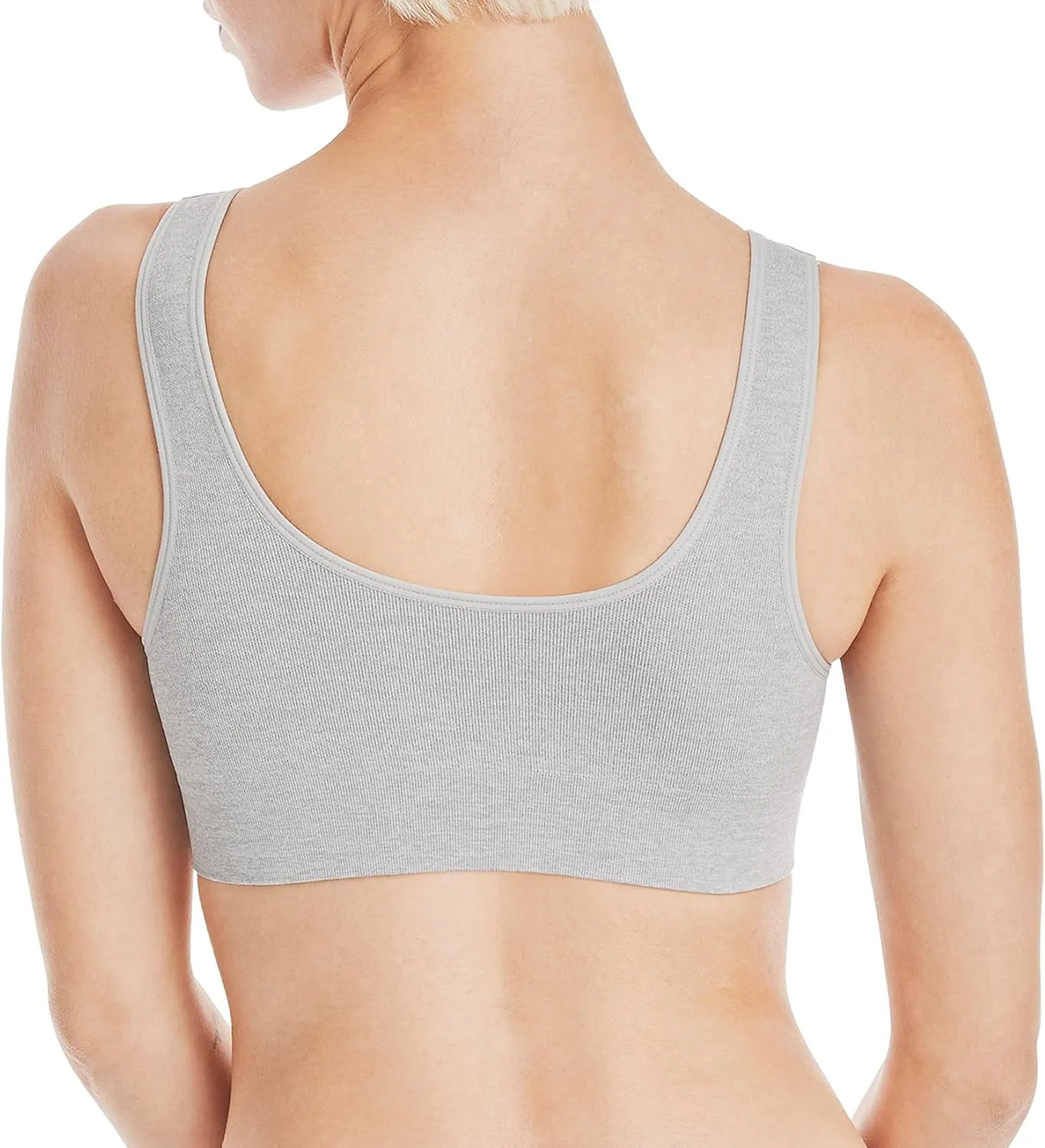 Hanes Women's Cozy Wireless Bra, Full-Coverage Pullover Bra, Seamless T-Shirt Bra