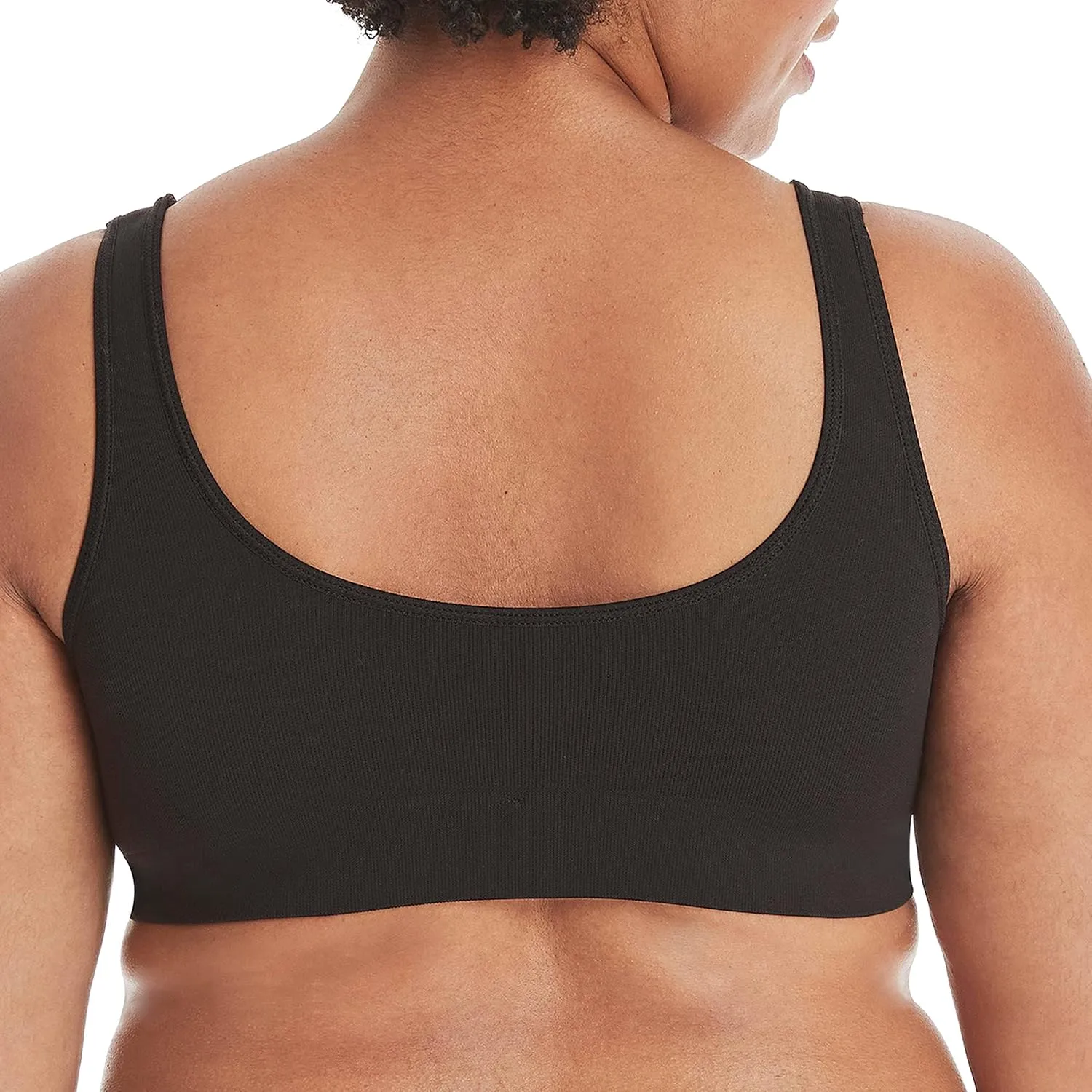 Hanes Women's Cozy Wireless Bra, Full-Coverage Pullover Bra, Seamless T-Shirt Bra