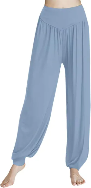 Harem Pants Women High Waist Yoga Pants Elastic Soft Modal Yoga Sports Pants 2024 Summer Loose Comfy Joggers Trousers