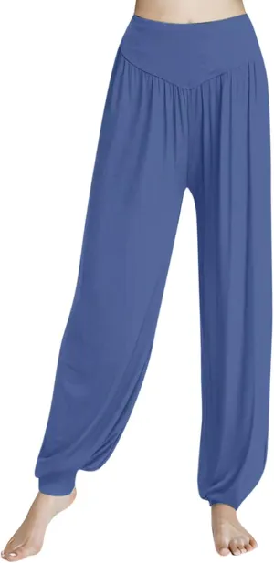 Harem Pants Women High Waist Yoga Pants Elastic Soft Modal Yoga Sports Pants 2024 Summer Loose Comfy Joggers Trousers