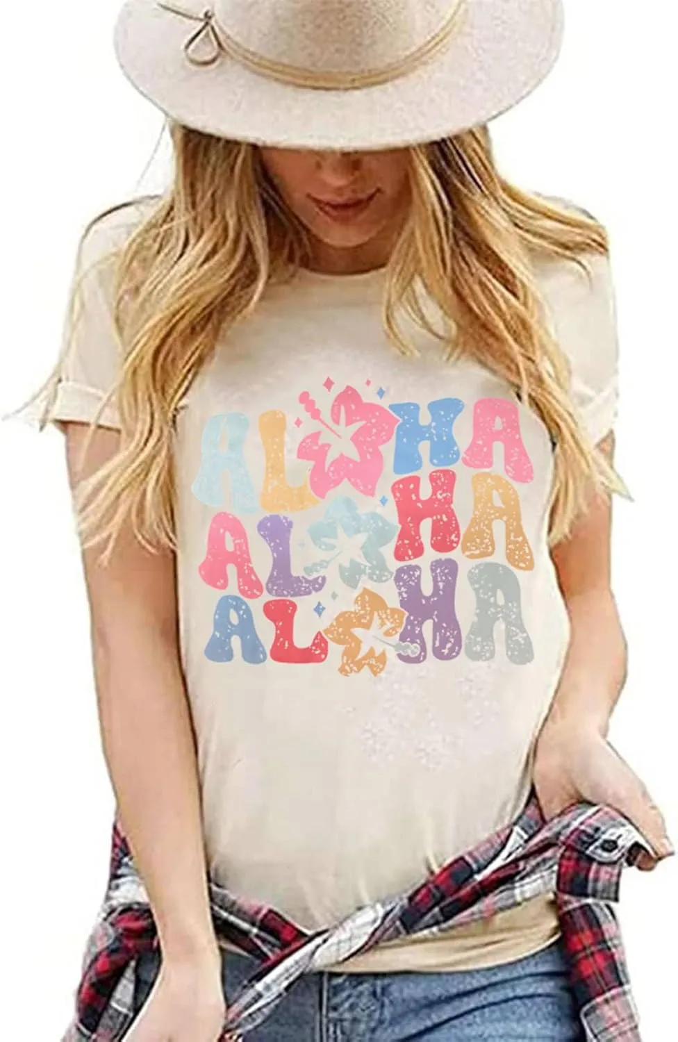 Hawaiian Shirt Women Family Vacation Tee Girls Hawaii Trip Summer Vacation T-Shirt