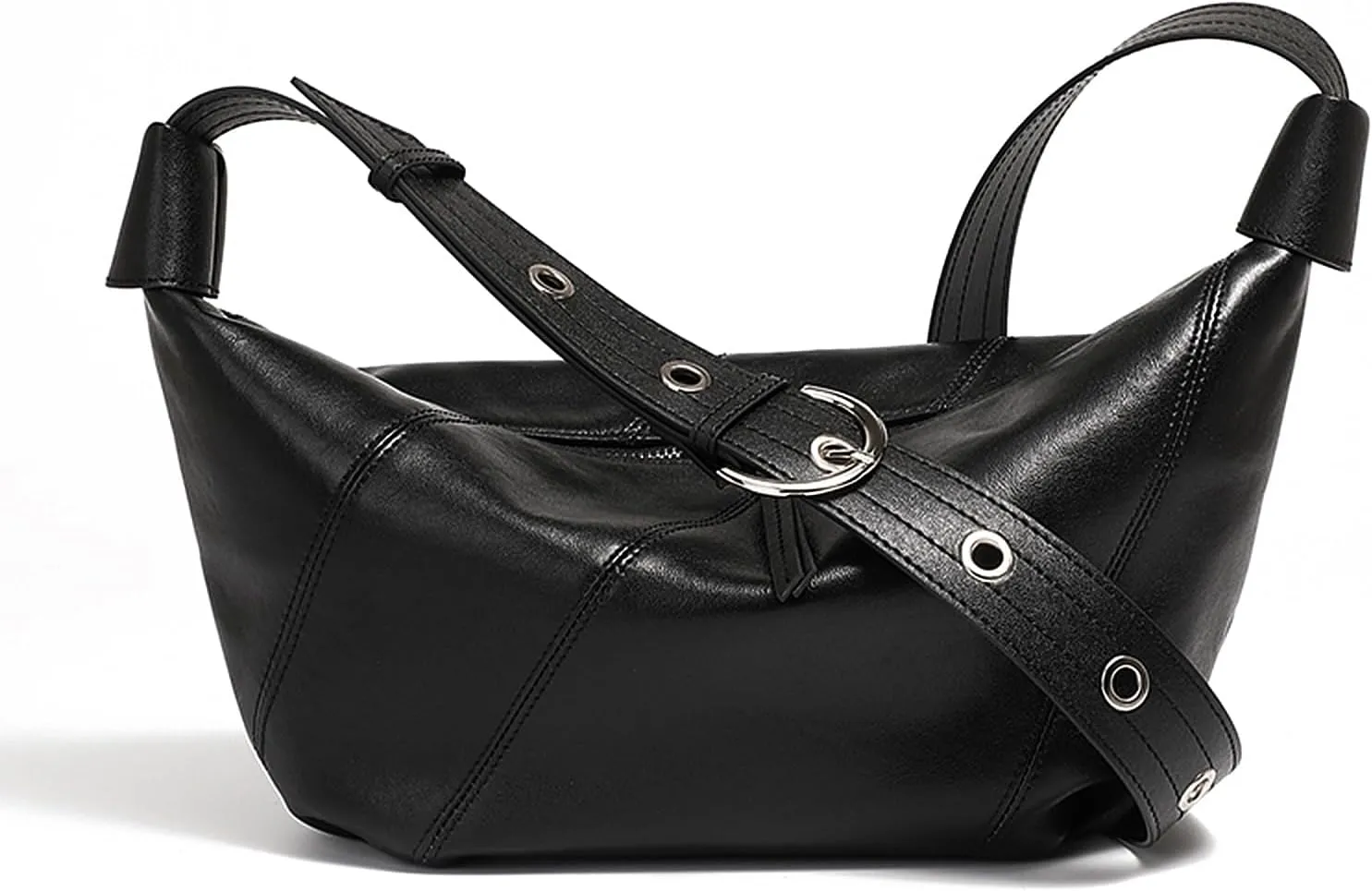 Hobo Bags for Women, Genuine Leather Crossbody Bag for Women, Slouchy Fashion Shoulder Purses