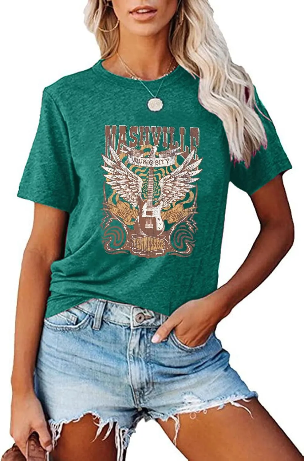 Howdy Shirt Women Cow Skull Shirt Western Country T Shirts Vintage Cowgirl Shirts Casual Short Sleeve Tee Tops