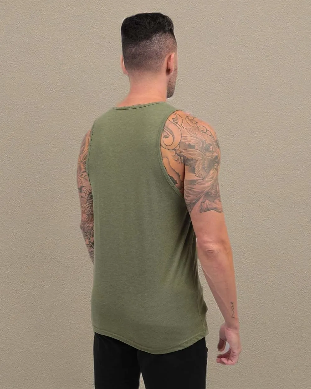 INTO THE AM Men's Graphic Tanks - Beach Summer Graphic Tank Tops for Guys S - 2XL