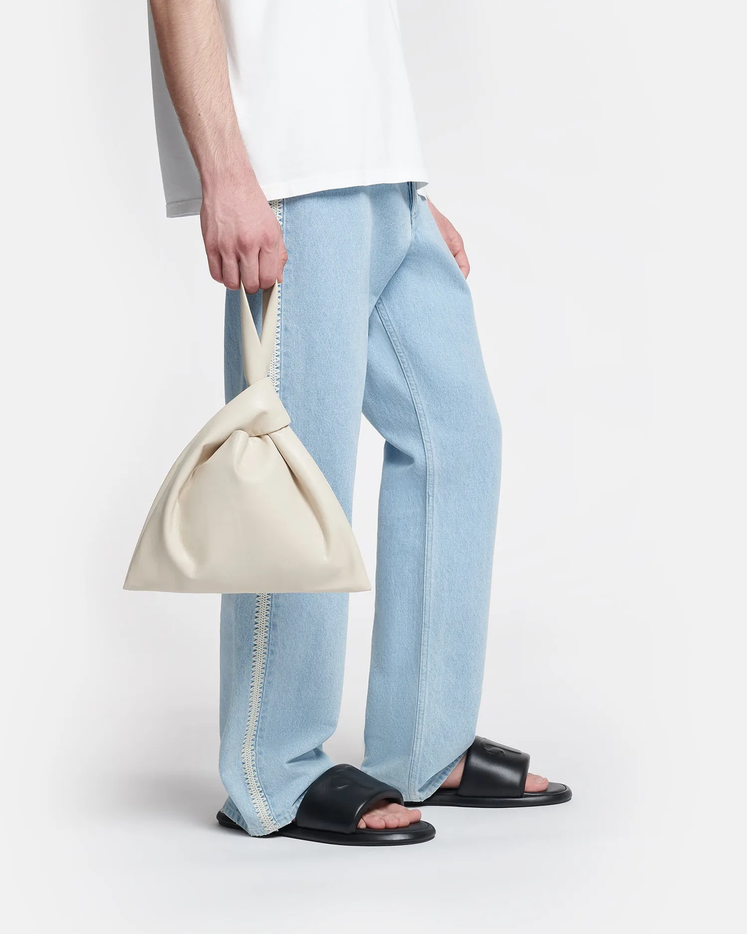 Jen - Okobor Alt-Leather Bag - Creme