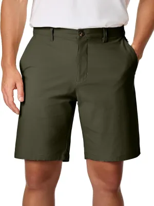 JMIERR Men's Chino Shorts Casual Summer 9" Inch Stretch Moisture-Wicking Golf Dress Short with Zipper Pocket