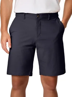 JMIERR Men's Chino Shorts Casual Summer 9" Inch Stretch Moisture-Wicking Golf Dress Short with Zipper Pocket