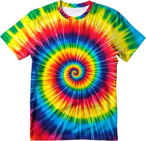 Kids Tie Dye T-Shirt,Children Hippies Senior Tie Dye Tee Tshirt for Boys Girls