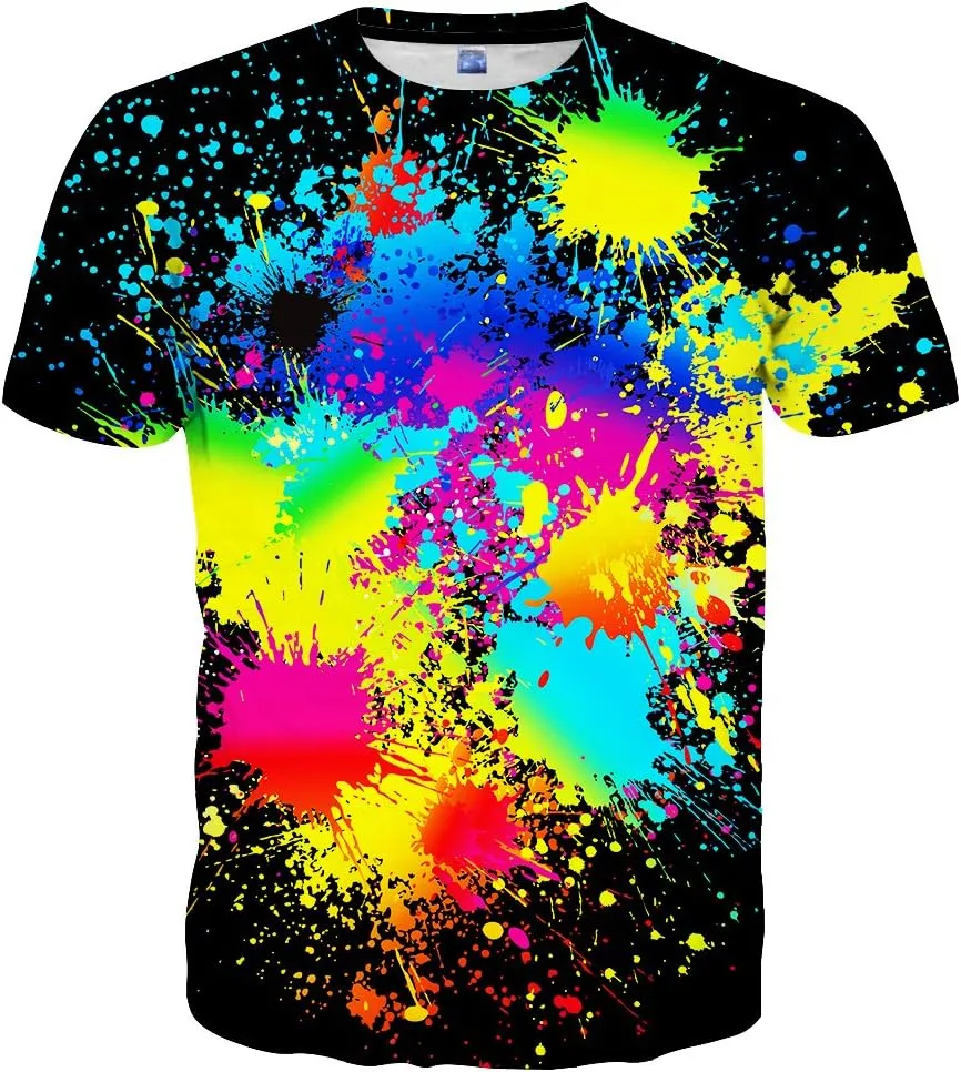 LAIDIPAS Shirts for Men Women Graphic Tees Unisex 3D Printed Short Sleeve Novelty Tops T-Shirts