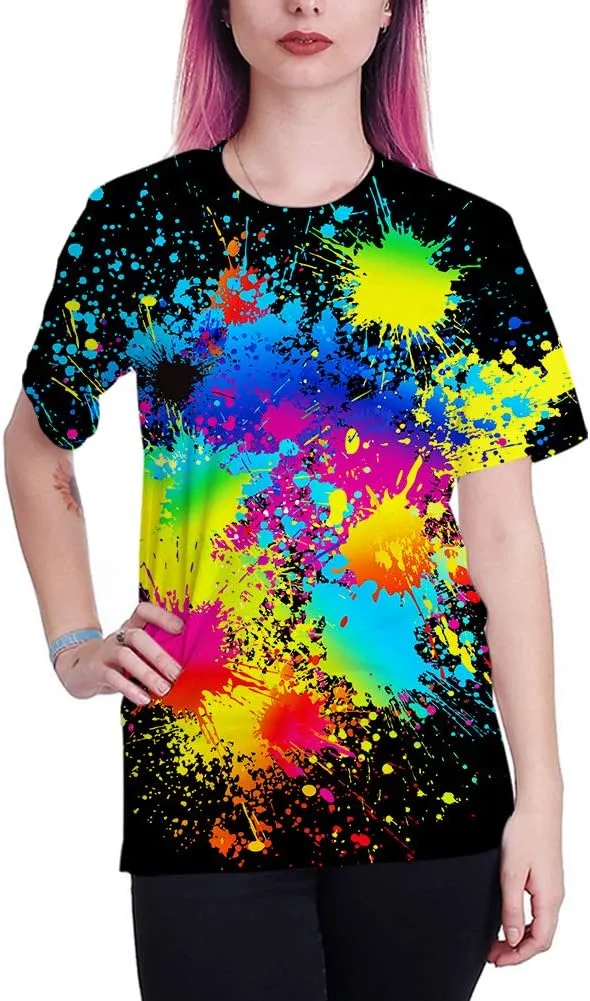 LAIDIPAS Shirts for Men Women Graphic Tees Unisex 3D Printed Short Sleeve Novelty Tops T-Shirts