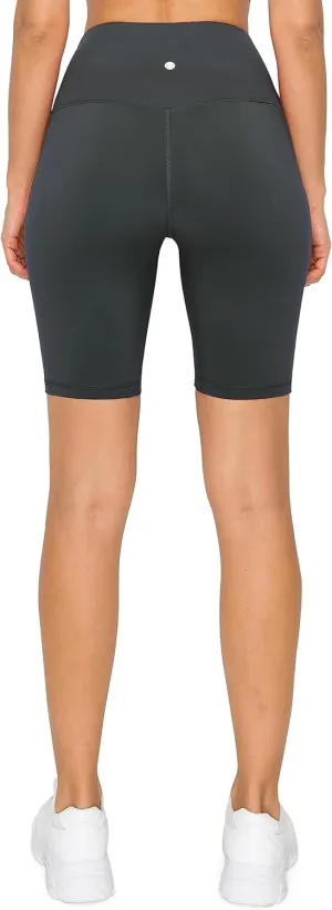 Leggings Depot Women's High Waisted Athletic Yoga Shorts, Workout Shorts for Women