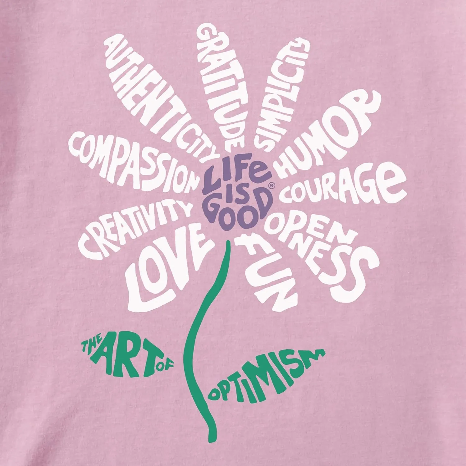 Life is Good Women's Crusher Tee, Long Sleeve Cotton Graphic T-Shirts, Superpowers Daisy