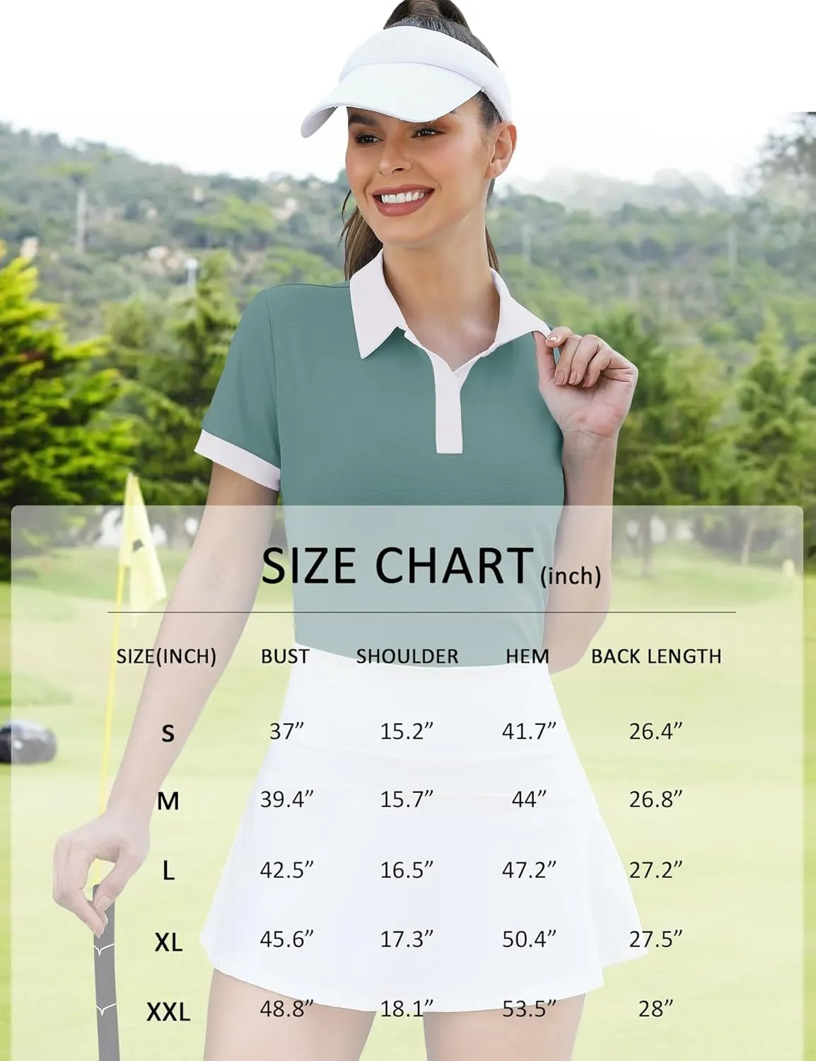 LOMON Womens Golf Polo Shirts Short Sleeve Collared Tops Lightweight Moisture Wicking Tennis Activewear S-XXL