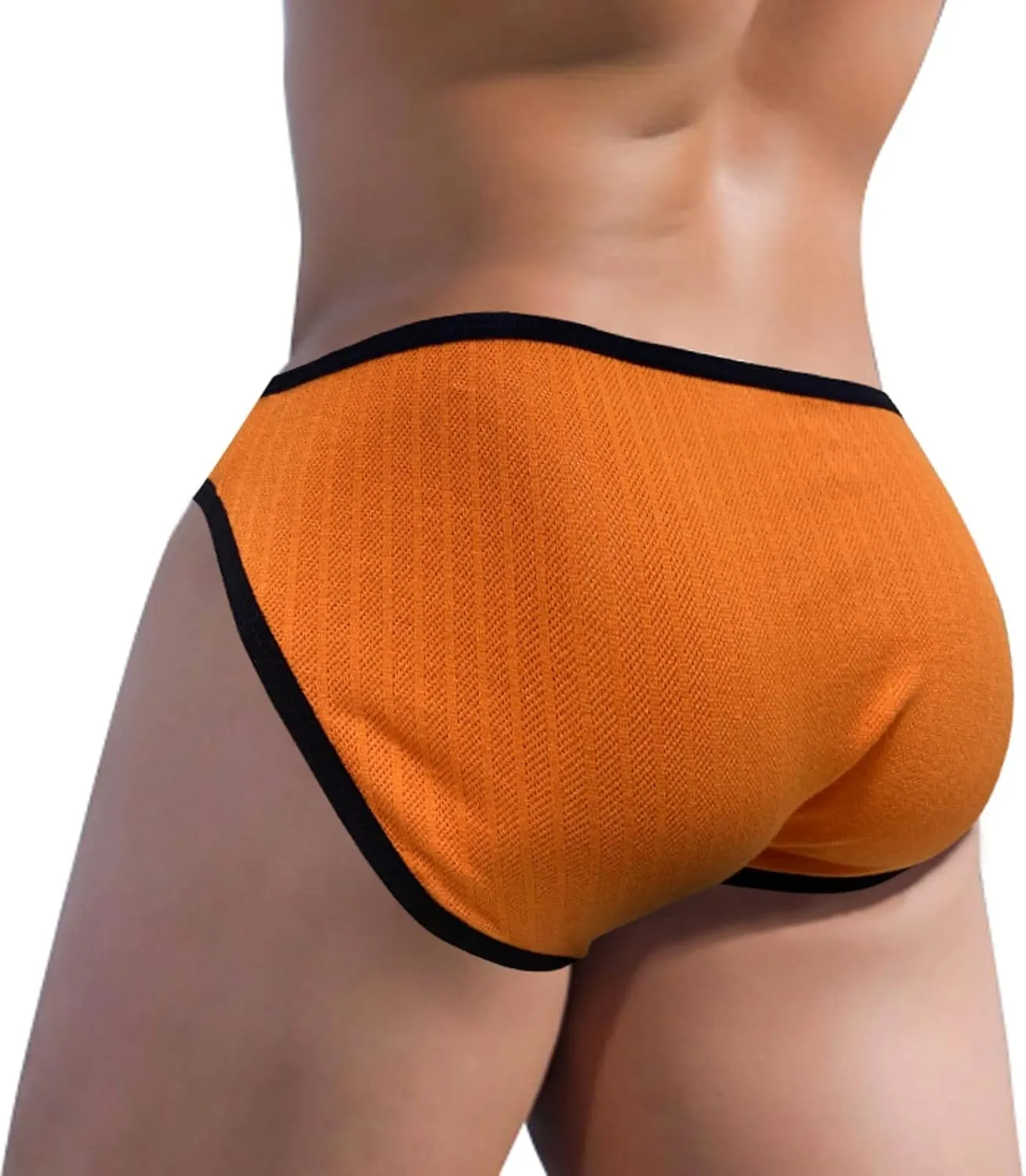 Low Waist Mens Briefs Sexy Breathable Bulge Bag Bikini Triangle Leather Underwear for Men