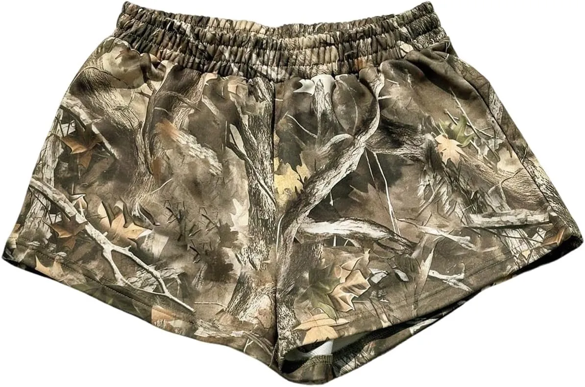 MakeMeChic Women's Casual Drawstring Waist Sweat Shorts Running Track Shorts