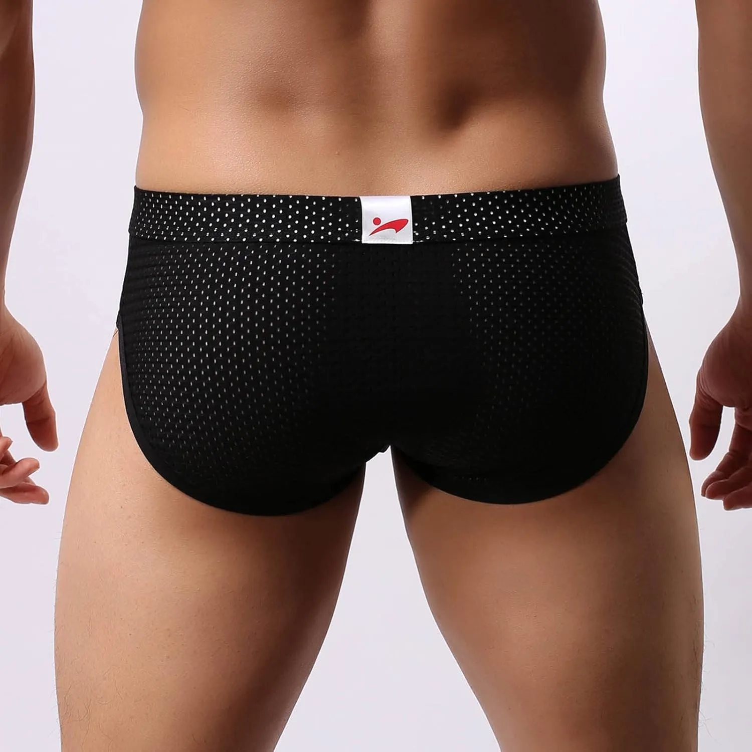 Male Casual Mesh Elephant Trunk Solid Breathable Underwear Pant Solid Knickers Comfortable Briefs Men Men Briefs