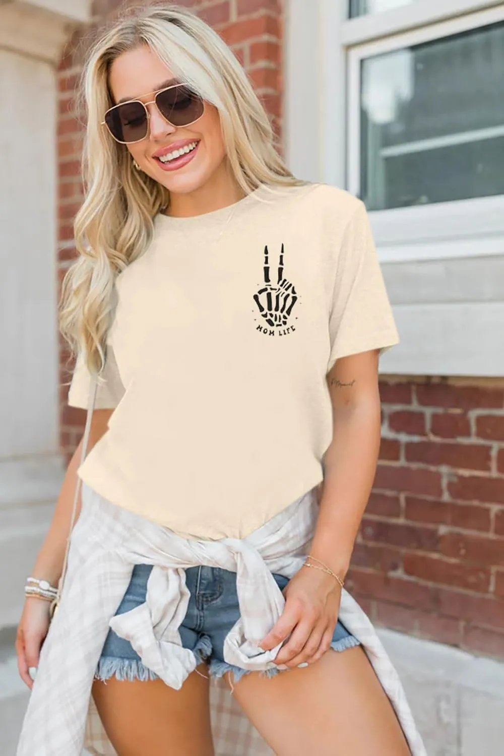 Mama Shirts Mom Life T-Shirts Women Some Days I Rock It Shirt Vintage Casual Short Sleeve Tops
