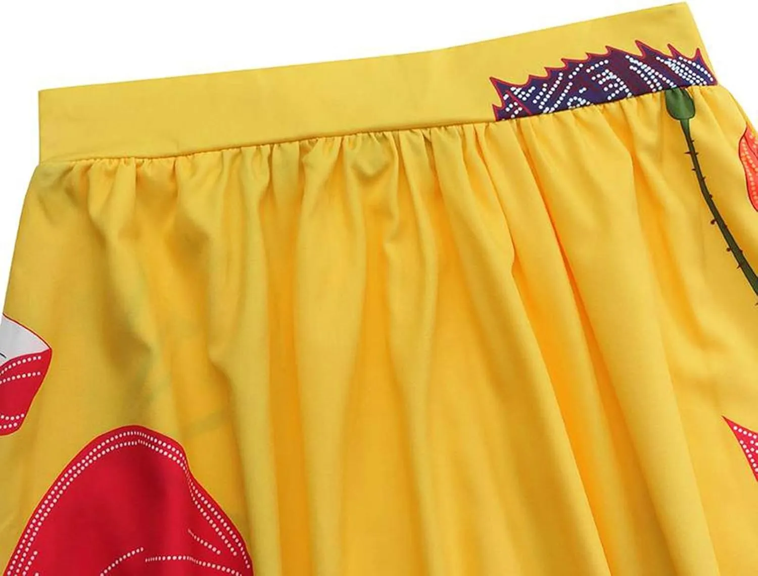 Maxi Skirts for Women Boho Skirt Summer Floral Skirt Long Flowy Skirts Broomstick Skirts Elastic Waist A Line Skirts