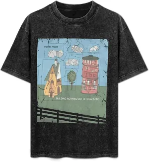 Men Women Oversized T-Shirts Loose Fit Vintage Washed Tee Short Sleeve Casual Shirts Top