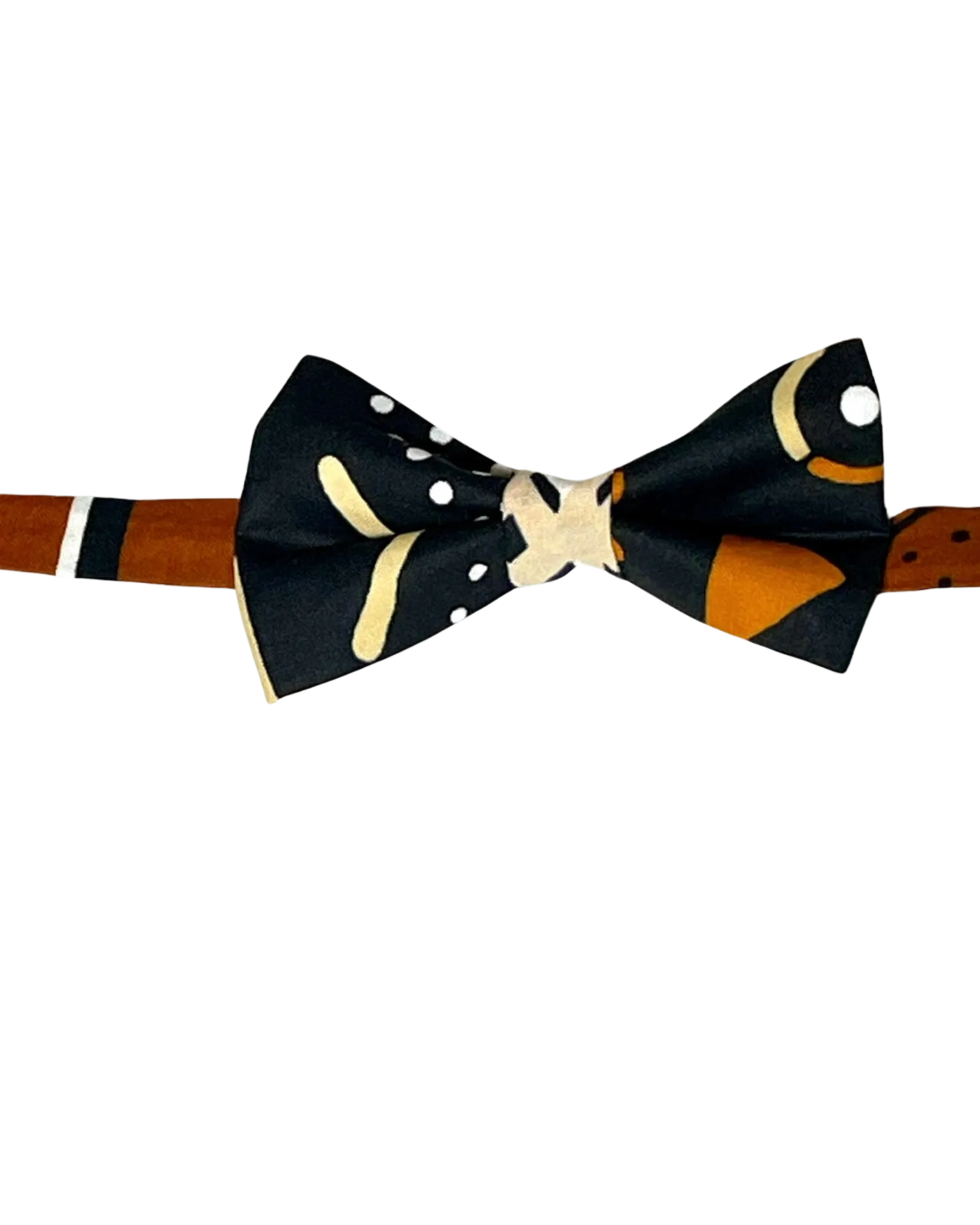 Mens African Geometric Bow Tie