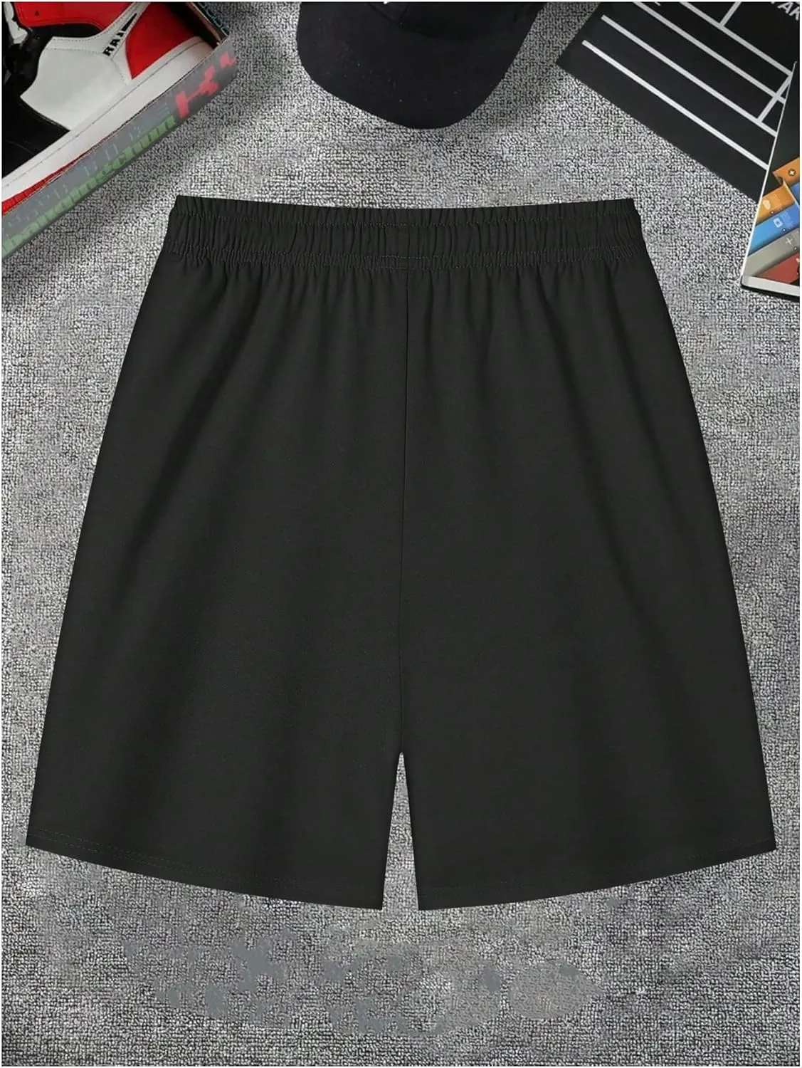 Men's Cross Graphic Shorts Gothic Drawstring Waist Workout Drippy Shorts