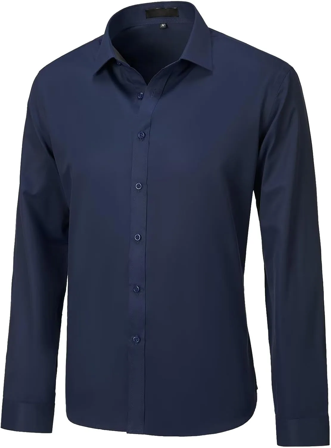 Mens Dress Shirts Classic Solid Long Sleeve Formal Shirt for Men Business Casual Button Down Shirts