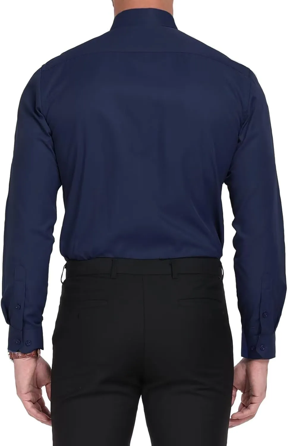 Mens Dress Shirts Classic Solid Long Sleeve Formal Shirt for Men Business Casual Button Down Shirts