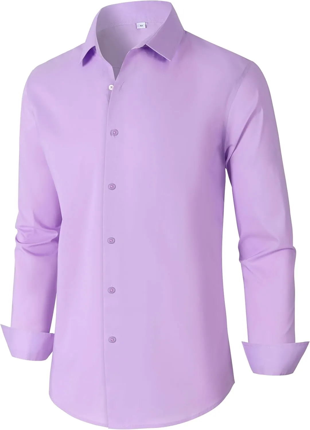 Mens Dress Shirts for Men Long Sleeve Wrinkle Free Button Down Shirt Formal Business Casual Shirts