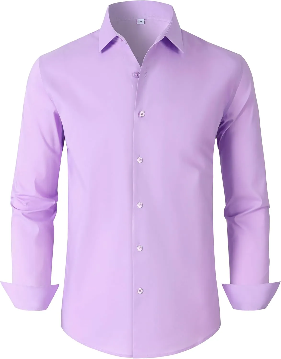 Mens Dress Shirts for Men Long Sleeve Wrinkle Free Button Down Shirt Formal Business Casual Shirts