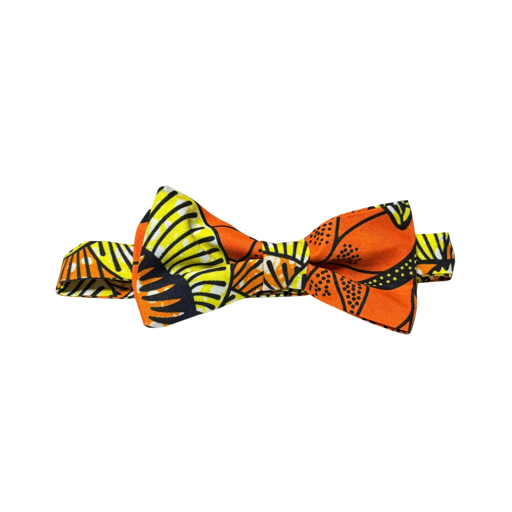 Mens Ekon Purple African Bow Tie