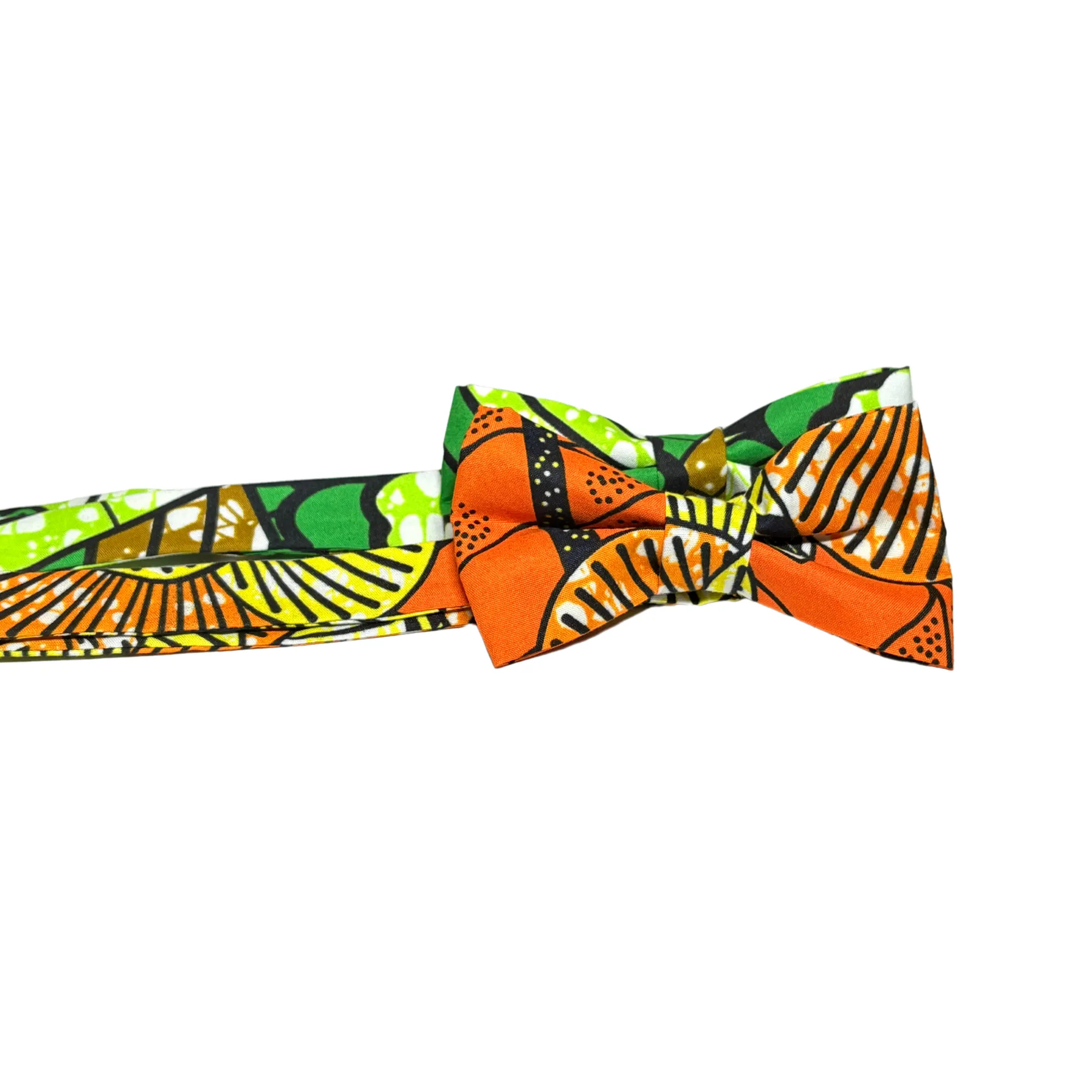 Mens Ekon Purple African Bow Tie