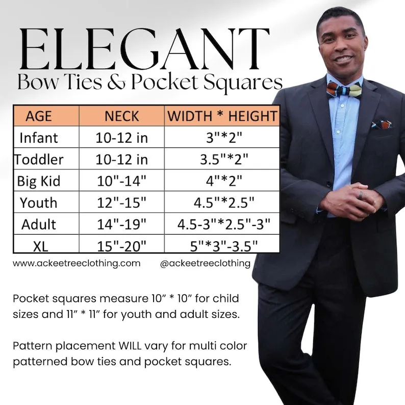 Mens Ekon Purple African Bow Tie