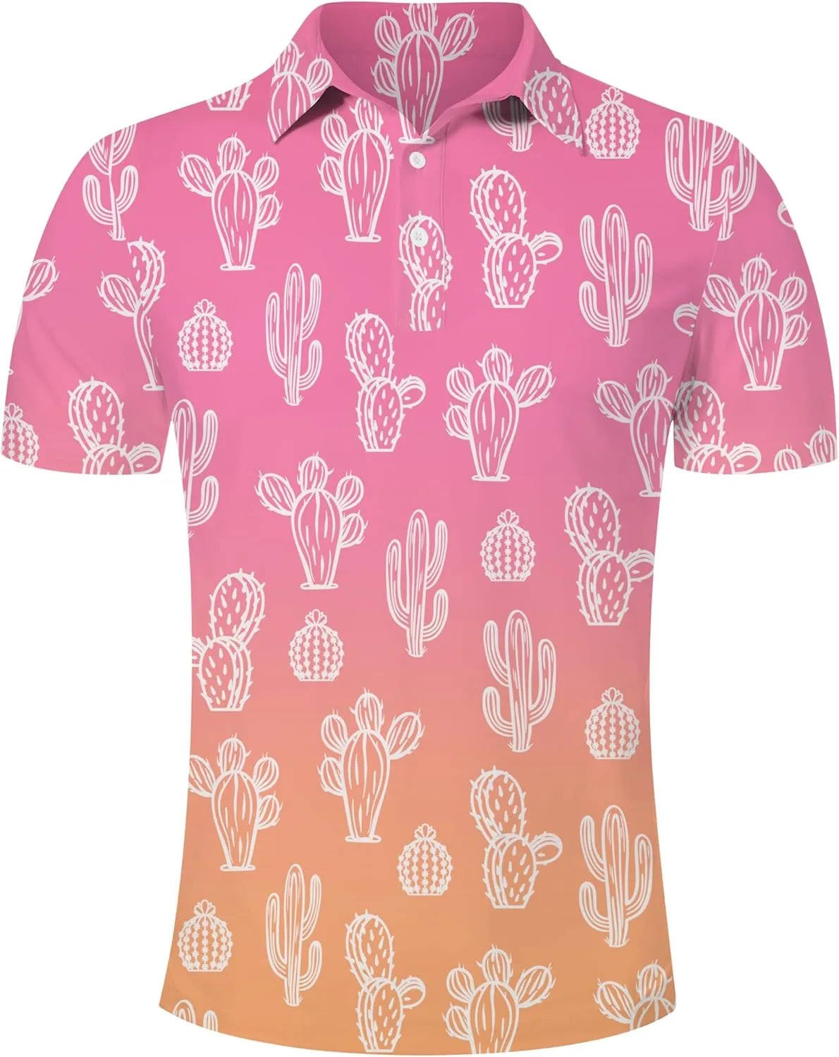 Mens Funny Golf Shirts for Men Polo Performance Moisture Wicking Dry Fit Shirt M-XXL