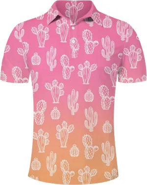 Mens Funny Golf Shirts for Men Polo Performance Moisture Wicking Dry Fit Shirt M-XXL