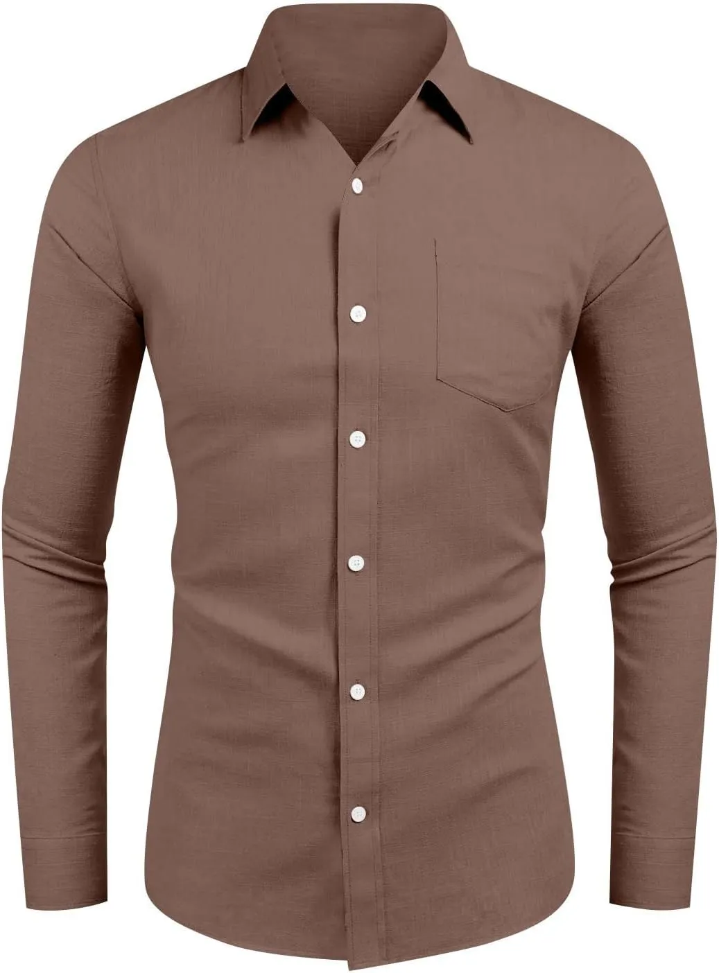 Mens Long Sleeve Button Down Shirts Casual Simple Solid Tops for Men Funny Print Party Dress Shirt Holiday Outfits