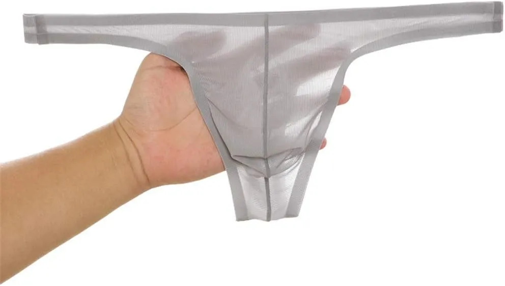 Men's Mesh Comfortable Underwear And Translucent Fashion Thin Breathable Men's underwear Mens Briefs Big And Tall