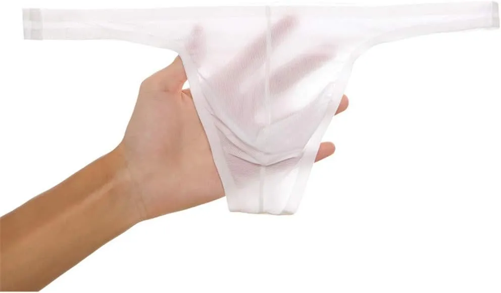 Men's Mesh Comfortable Underwear And Translucent Fashion Thin Breathable Men's underwear Mens Briefs Big And Tall