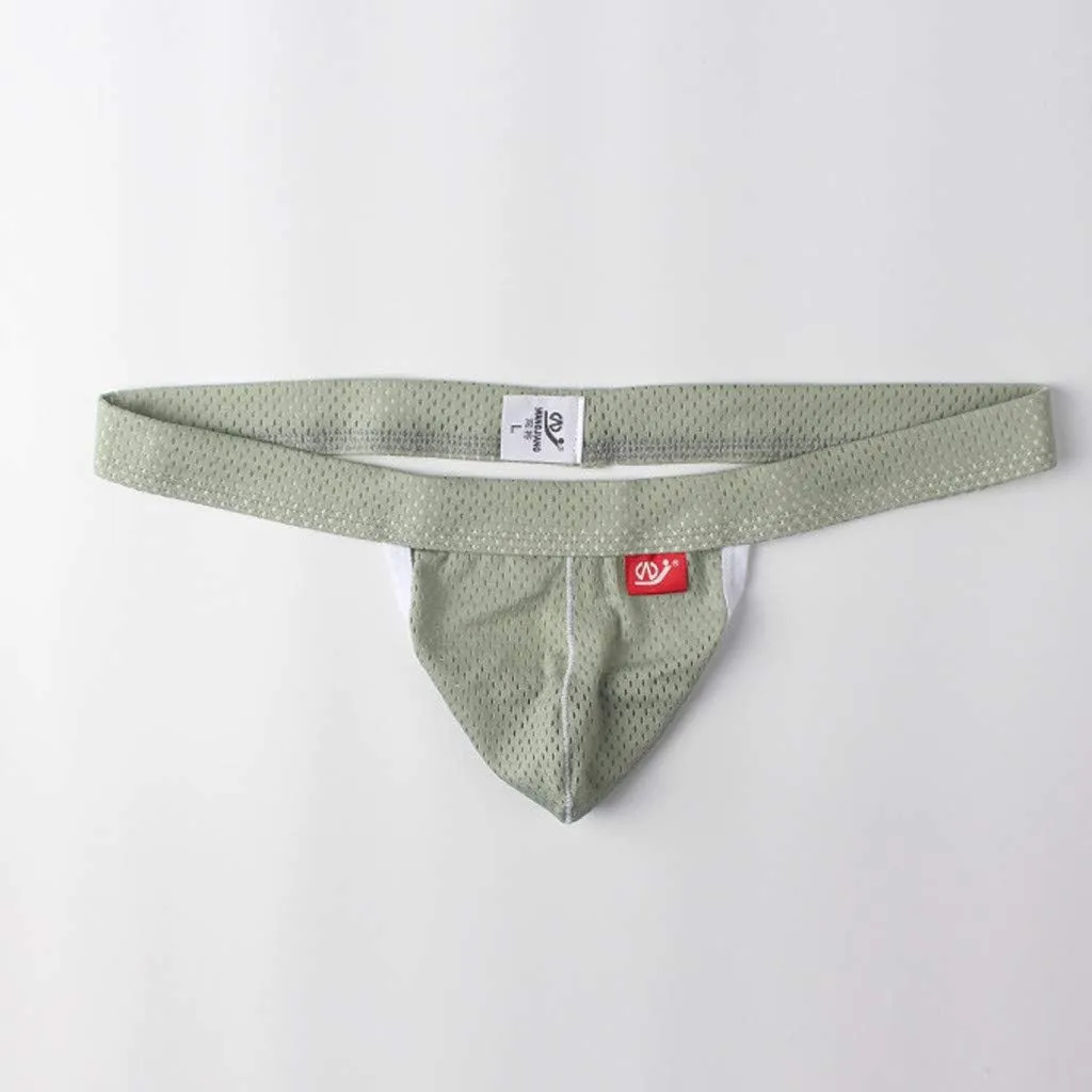 Mens Sexy Fashion Underwear Shorts Underpants Soft Mesh Briefs G-String Mens Underwear