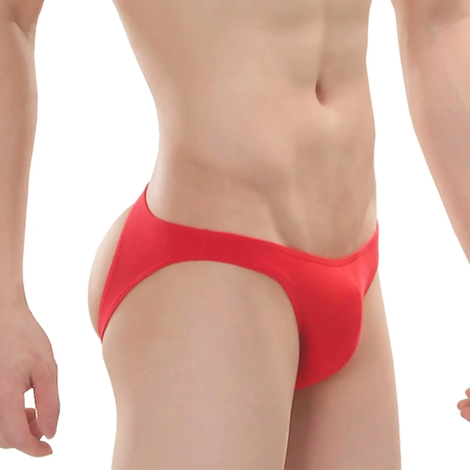Mens Sexy Underwear Briefs Revealing Buttocks Lifting Double Thongs Underwear Men S Briefs
