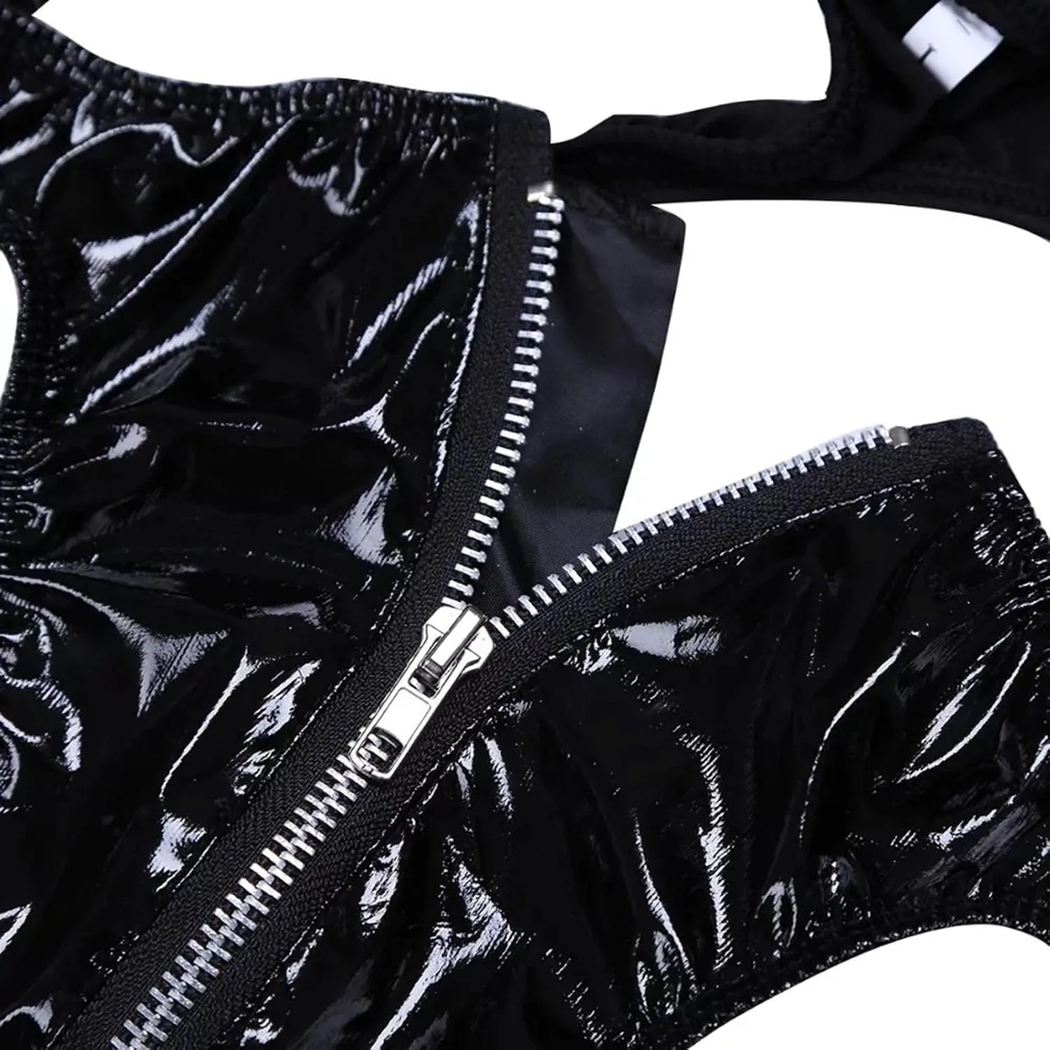 Mens Solid Color Leather Shorts Sexy Soft Leather Taste Underwear Shorts Pants 80s Tees Men
