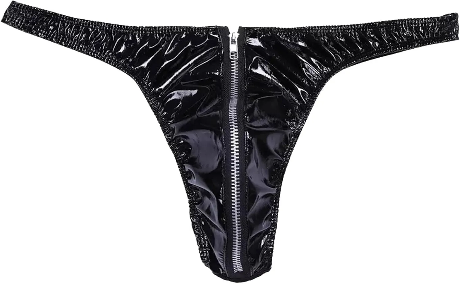 Mens Solid Color Leather Shorts Sexy Soft Leather Taste Underwear Shorts Pants 80s Tees Men