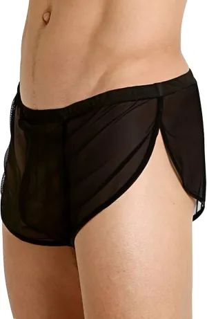 Mens Underwear Boxer Briefs Men's Underwear Boxer Briefs Moisture-Wicking Side Slit Low Rise Breathable Underpants