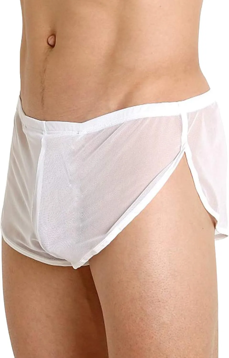 Mens Underwear Boxer Briefs Men's Underwear Boxer Briefs Moisture-Wicking Side Slit Low Rise Breathable Underpants