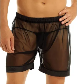 Mens Underwear Boxer Briefs Men's Underwear Boxer Briefs Moisture-Wicking Side Slit Low Rise Breathable Underpants
