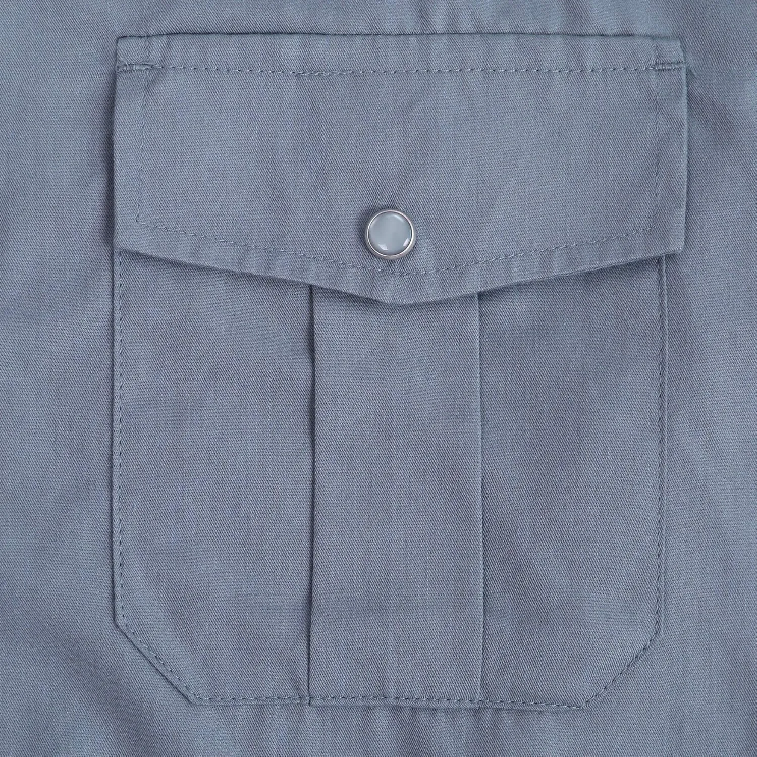 Mens Western Cowboy Pearl Snap Short Sleeve Casual Two Pockets Work Solid Derss Button Up Wrinkle Free Shirts